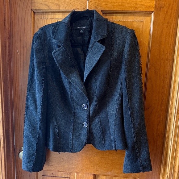 Insight Black Fringe Blazer - Picture 2 of 7